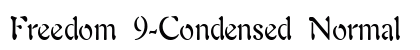 Freedom 9-Condensed Normal preview