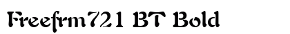 Freefrm721 BT Bold Preview