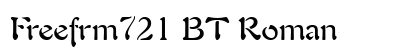 Freefrm721 BT Roman preview