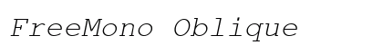 FreeMono Oblique Preview