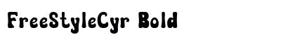 FreeStyleCyr Bold preview
