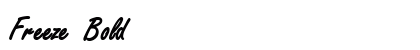 Freeze Bold preview