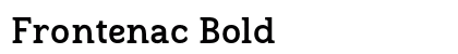 Frontenac Bold preview