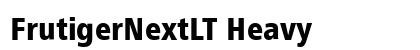 FrutigerNextLT Heavy preview