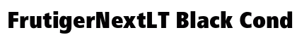 FrutigerNextLT Black Cond Preview