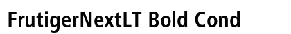 FrutigerNextLT Bold Cond Preview
