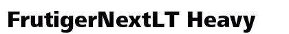 FrutigerNextLT Heavy preview