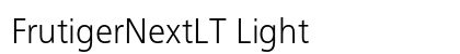 FrutigerNextLT Light preview