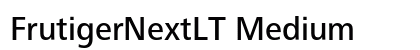 FrutigerNextLT Medium Preview