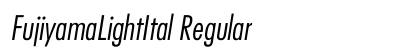 FujiyamaLightItal Regular preview
