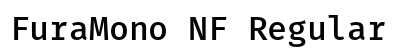 FuraMono NF Regular Preview