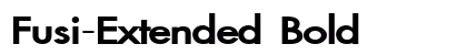 Fusi-Extended Bold preview