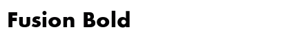 Fusion Bold preview