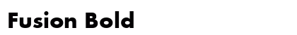 Fusion Bold preview