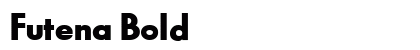 Futena Bold preview