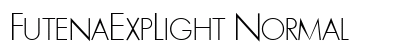 FutenaExpLight Normal Preview