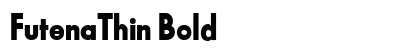 FutenaThin Bold preview