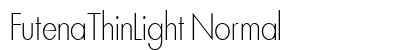 FutenaThinLight Normal Preview