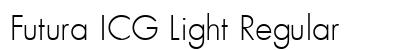 Futura ICG Light Regular Preview