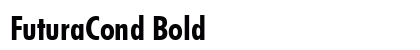 FuturaCond Bold preview