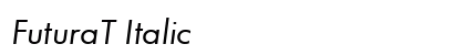 FuturaT Italic Preview