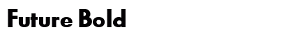 Future Bold preview