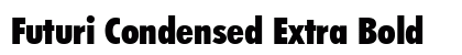 Futuri Condensed Extra Bold preview