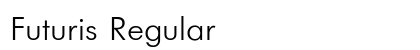 Futuris Regular preview