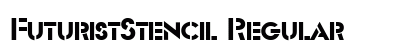 FuturistStencil Regular preview