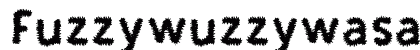 Fuzzywuzzywasafont Regular preview