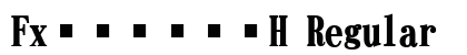 FxH Regular preview