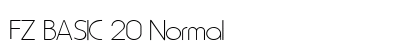FZ BASIC 20 Normal preview