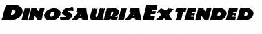 DinosauriaExtended Italic Font