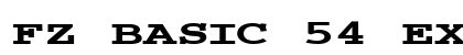 FZ BASIC 54 EX Bold preview