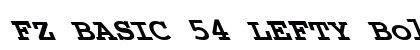 FZ BASIC 54 LEFTY Bold preview