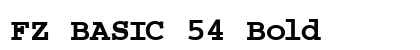 FZ BASIC 54 Bold preview