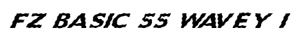 FZ BASIC 55 WAVEY ITALIC Normal preview