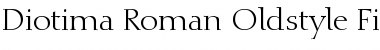 Diotima RomanOsF Regular Font