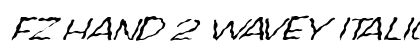 FZ HAND 2 WAVEY ITALIC Normal preview