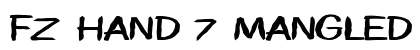 FZ HAND 7 MANGLED EX Normal preview