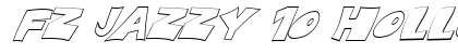 FZ JAZZY 10 HOLLOW ITALIC Light preview