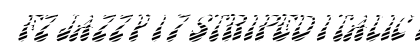 FZ JAZZY 17 STRIPED ITALIC Normal preview