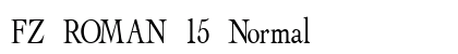 FZ ROMAN 15 Normal preview