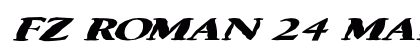 FZ ROMAN 24 MANGLED EX Normal preview