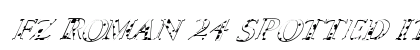 FZ ROMAN 24 SPOTTED ITALIC Normal preview
