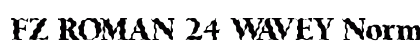 FZ ROMAN 24 WAVEY Normal preview