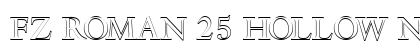 FZ ROMAN 25 HOLLOW Normal preview