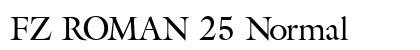 FZ ROMAN 25 Normal preview