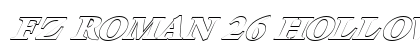 FZ ROMAN 26 HOLLOW ITALIC Normal preview
