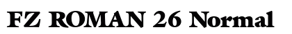 FZ ROMAN 26 Normal preview